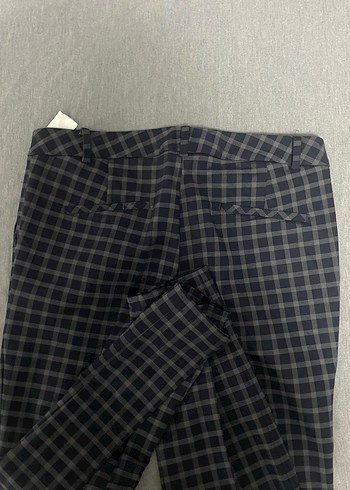 Ekoseli Kumas Pantolon - Görsel 3