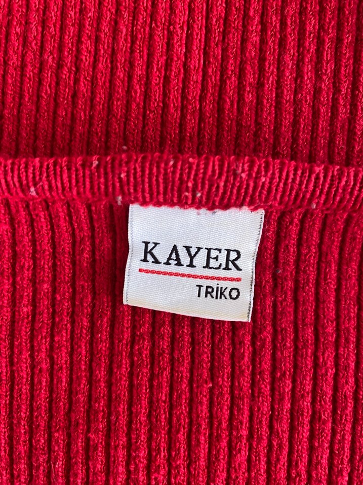 Vintage Y2k V yaka kazak - Görsel 3