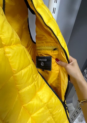 Italia Independent Sarı Yelek, Yüksek Yaka