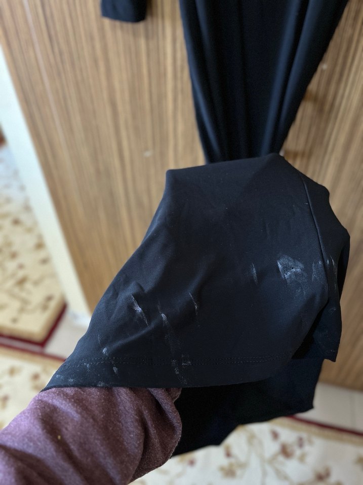 Siyah Uzun Kollu Kadın Elbise - Görsel 3