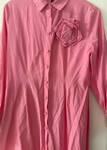 Trendyol & Milla Pembe Uzun Kollu Midi Tunik