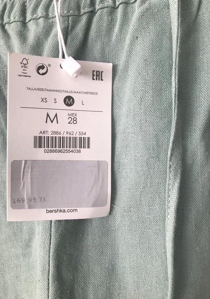 Yeşil Keten Hamile Midi Tulum - Görsel 4