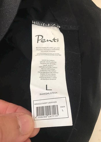 Siyah Esnek Kumaş Spor Tayt - Görsel 3