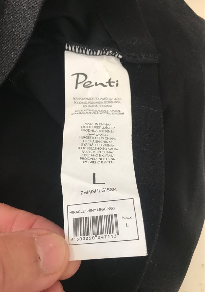 Siyah Esnek Kumaş Spor Tayt - Görsel 3