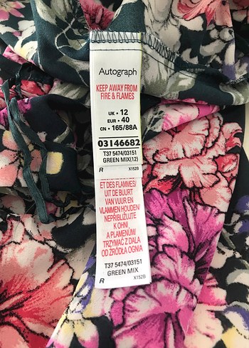 Çiçek Desenli Straplez Bohem Bluz - Görsel 4