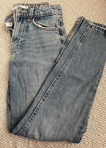 Bershka Mavi Kadın Denim Pantolon - Görsel 2