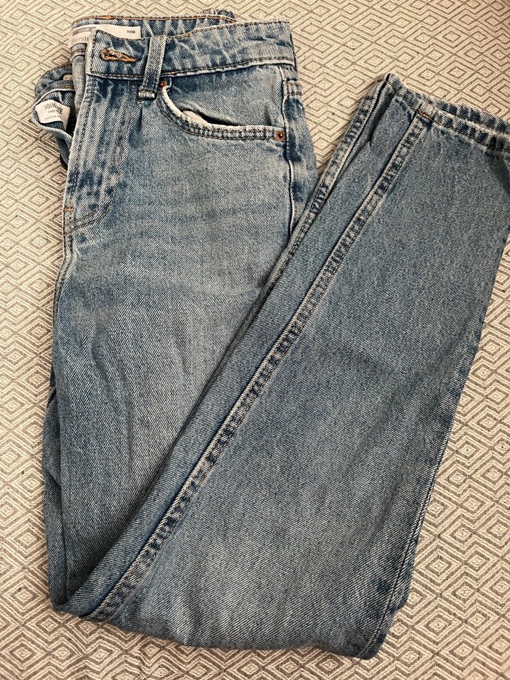 Bershka Mavi Kadın Denim Pantolon - Görsel 2