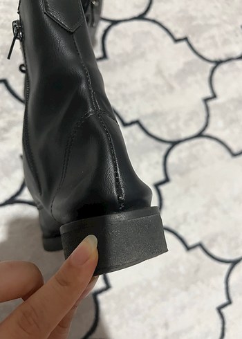 Siyah Deri Bot - Görsel 4