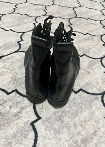 Siyah Deri Bot - Görsel 3