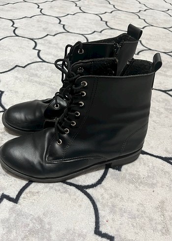 Siyah Deri Bot - Görsel 2