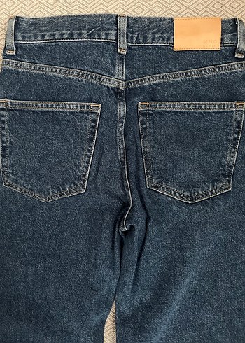 Mango Kadın Mavi Denim Regular Fit Jean - Görsel 6
