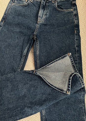 Mango Kadın Mavi Denim Regular Fit Jean - Görsel 5