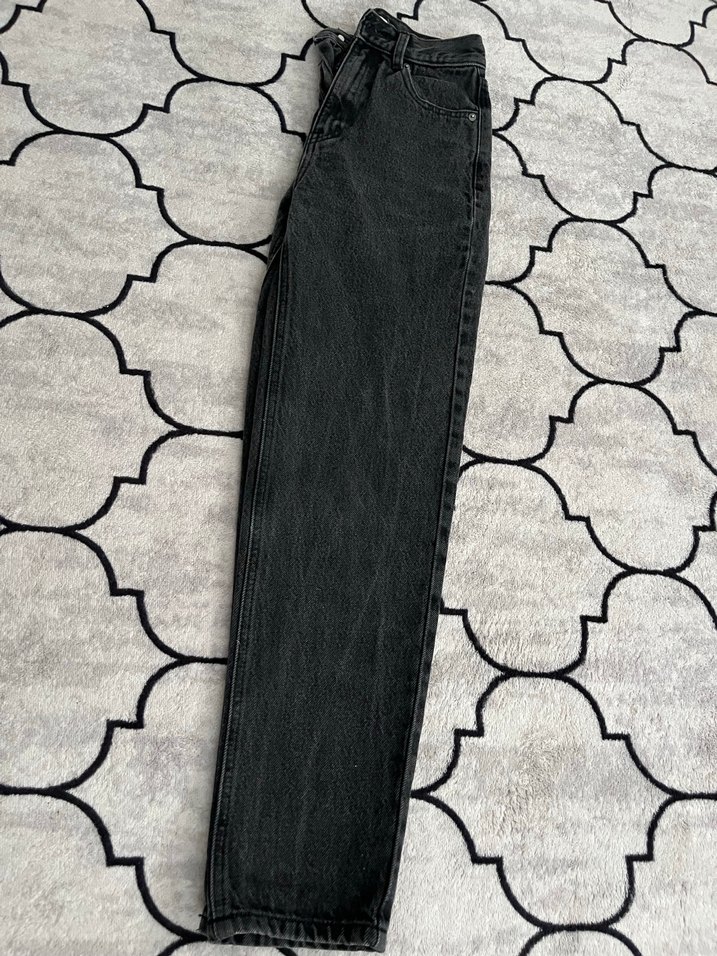 siyah Kadın Denim Regular Fit Jean - Görsel 2