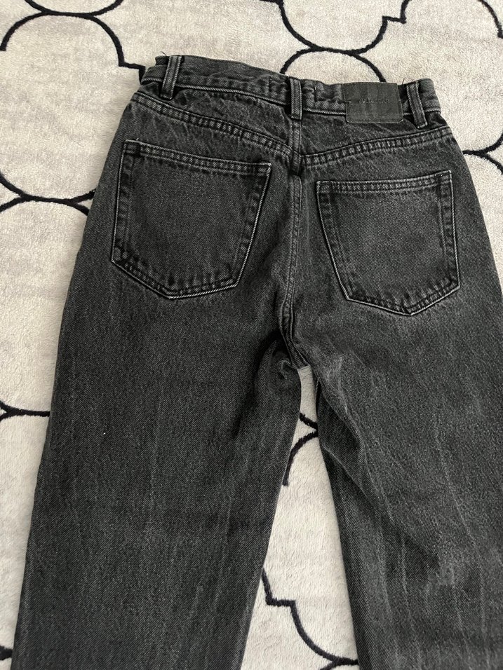 siyah Kadın Denim Regular Fit Jean - Görsel 5