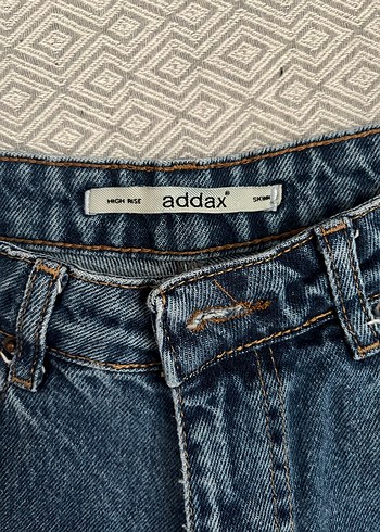 Addax Mavi Regular Fit Kadın Kot Pantolon - Görsel 3