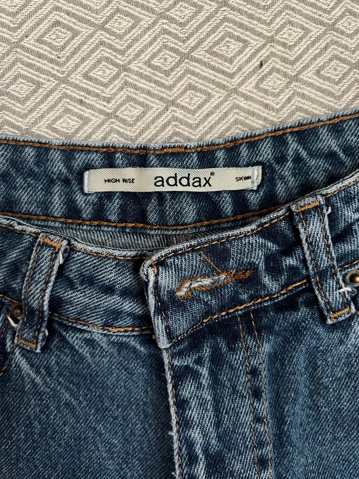Addax Mavi Regular Fit Kadın Kot Pantolon - Görsel 3