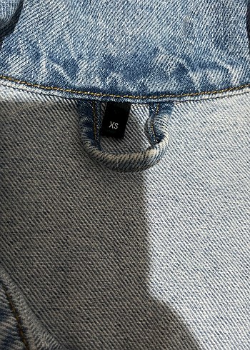 Milla Düğmeli Kadın Mavi Jean Ceket - Görsel 3