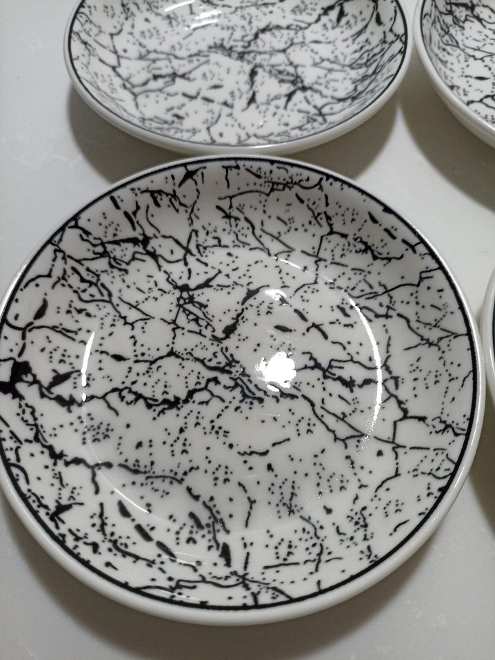 Porselen çay tabakları - Görsel 2