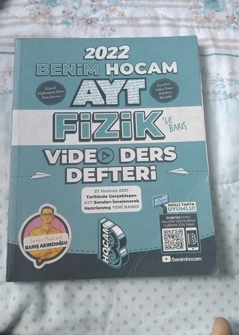 2022 Benim Hocam AYT Fizik Video Ders Defteri