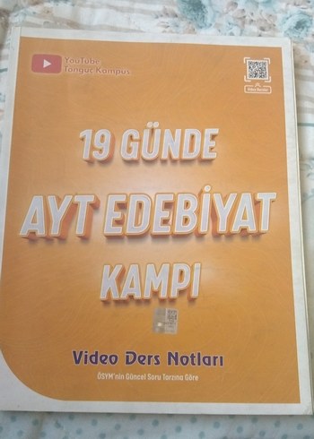 19 Günde AYT Edebiyat Kampı Video Ders Notları