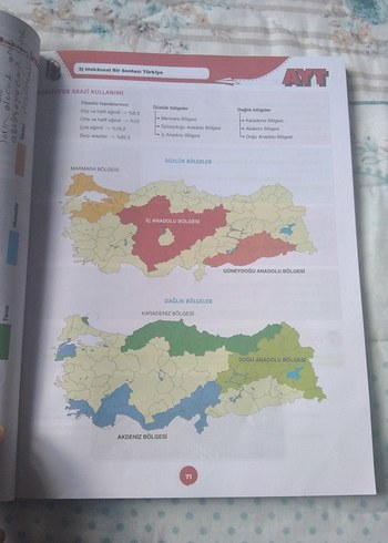2022 Benim Hocam AYT Coğrafya Video Ders Defteri