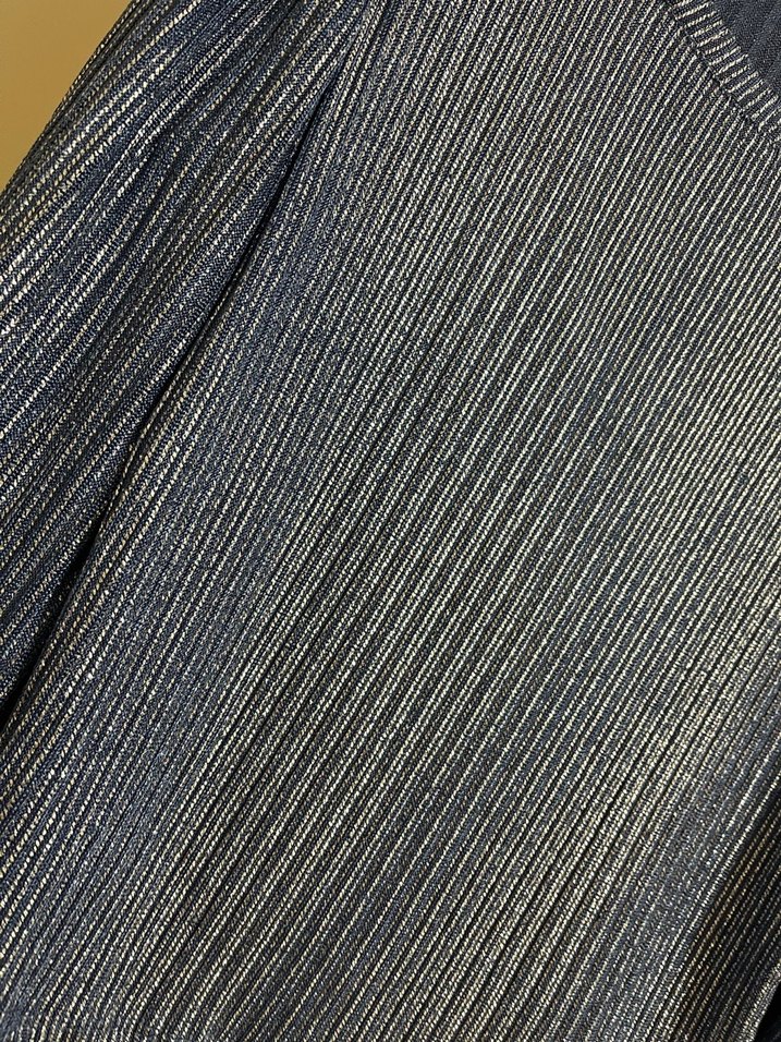 Mavi Kadın ince parlak  Uzun Kollu Kazak - Görsel 2