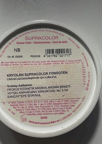 SIFIR FONDÖTEN SUPRACOLOR - Görsel 2