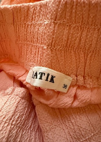 36 Beden ten rengi Renk Batik kumaş Pantolon