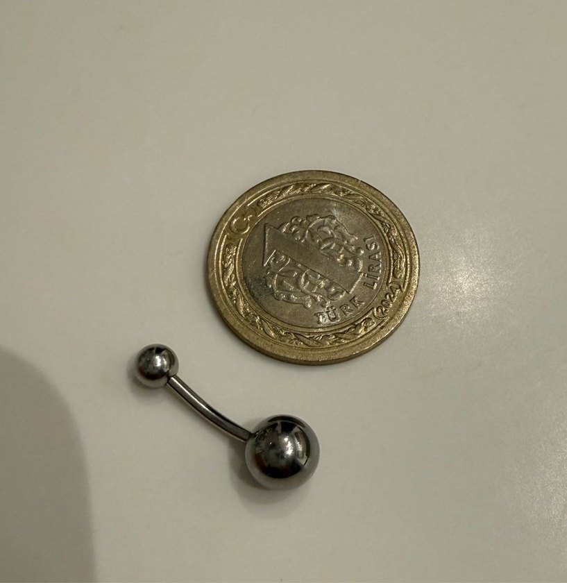 Medikal malzeme çeliği Kadın Göbek Piercingi - Görsel 2