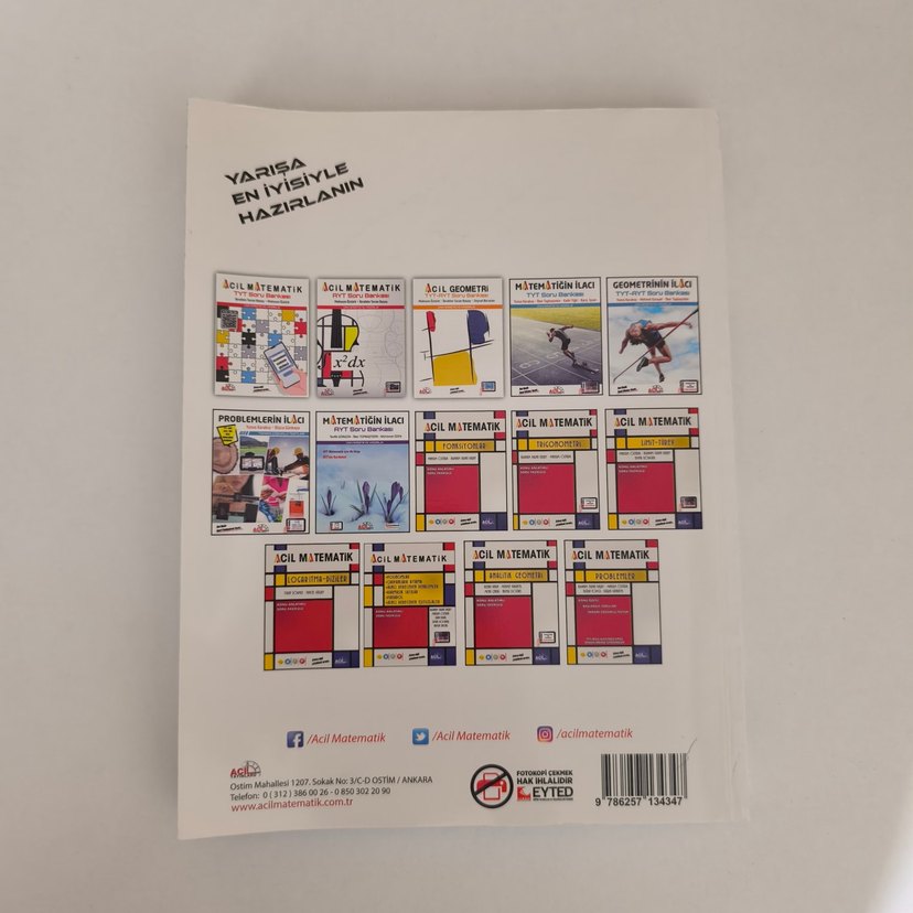 Matematiğin İlacı TYT Soru Bankası - Üniversiteye Hazırlık - Görsel 2