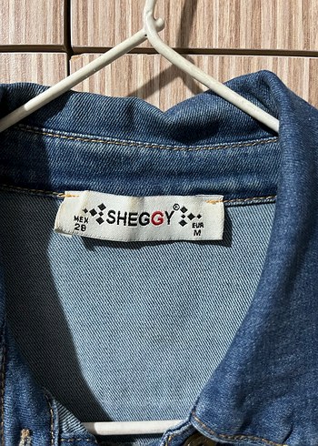 Mavi Düğmeli Denim Kadın Gömlek - Görsel 3