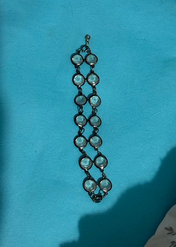 American Vintage Seffaf Tasli Vintage Tarz Bileklik