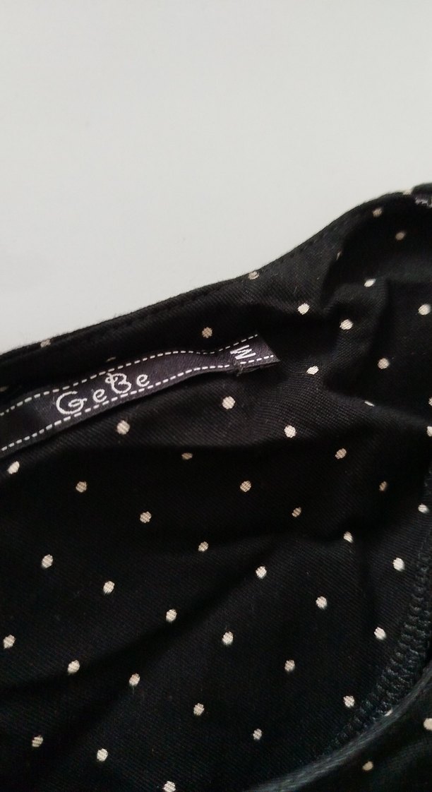 Siyah Puantiyeli V Yaka Hamile elbise - Görsel 2