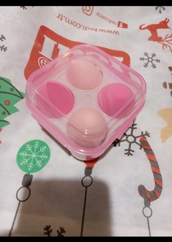 Pastel Pembe Makyaj Süngeri Seti - Görsel 3