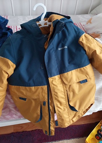 Kahverengi Kürklü Erkek Çocuk Mont - Görsel 3