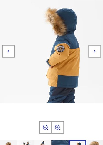 Kahverengi Kürklü Erkek Çocuk Mont - Görsel 2