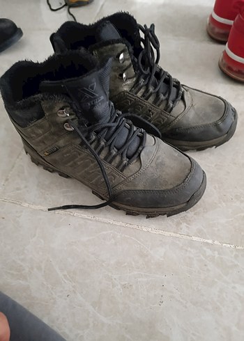 Gri Erkek Botları Velcro - Görsel 2