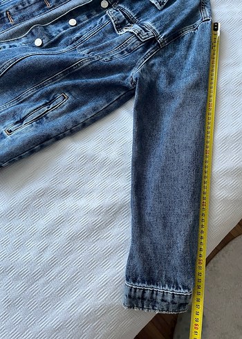 m Beden mavi Renk Mavi jeans vintage kot ceket
