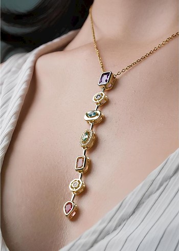 USİNEX 7 ELEMENT ÇELİK GOLD KOLYE - Görsel 6