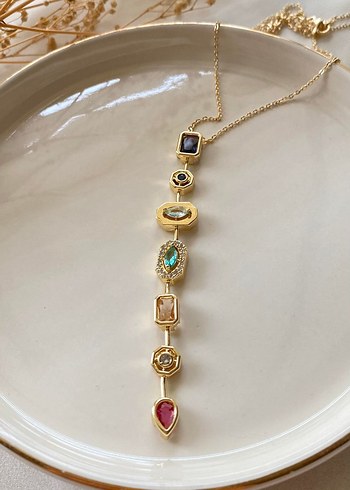 USİNEX 7 ELEMENT ÇELİK GOLD KOLYE - Görsel 7