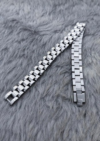 USİNEX ROLEX GÜMÜŞ ÇELİK BİLEKLİK - Görsel 3