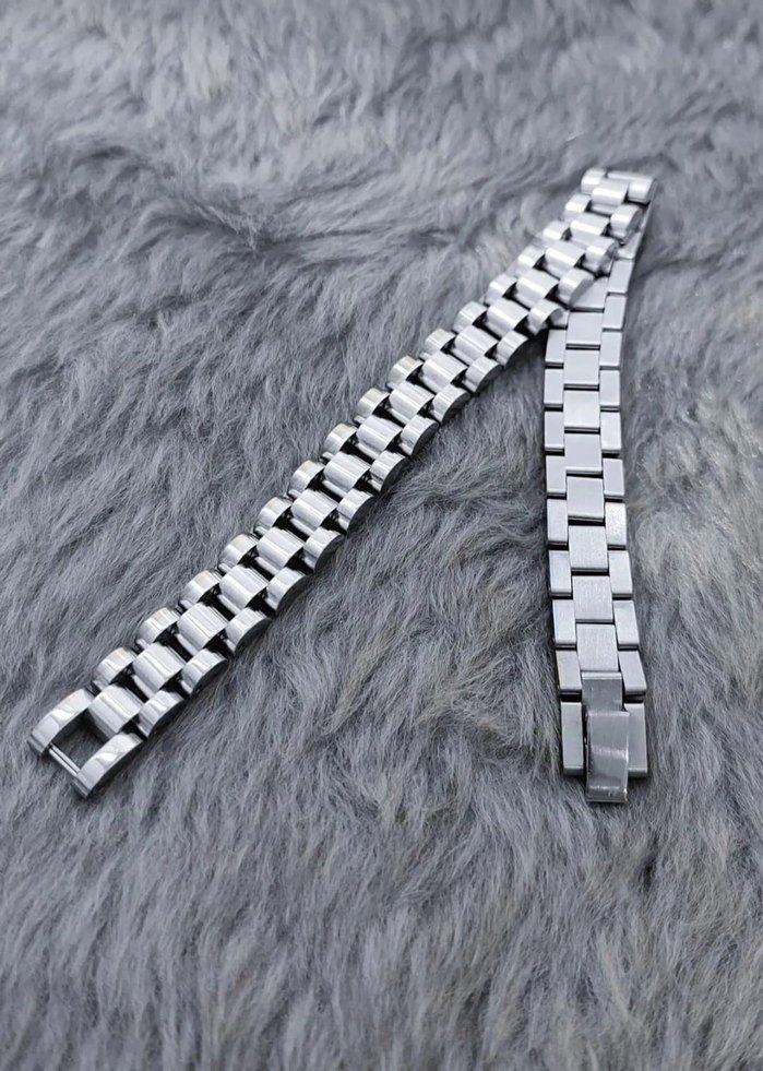 USİNEX ROLEX GÜMÜŞ ÇELİK BİLEKLİK - Görsel 3