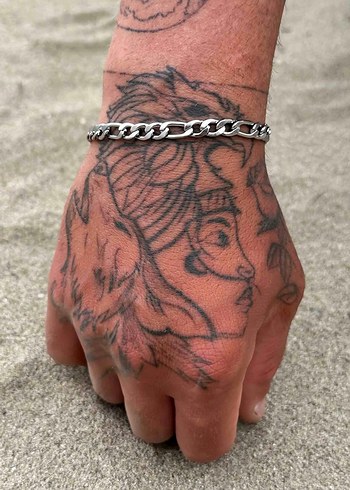 3'lü Urban Paslanmaz Gümüş Çelik Bileklik - Görsel 5