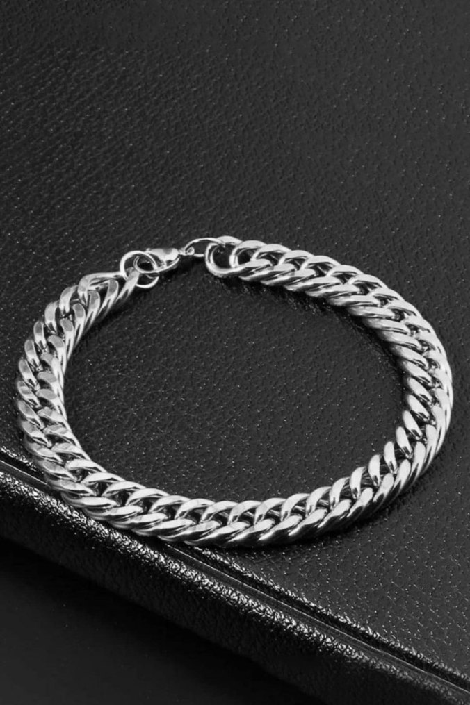 2'li Urban ve Kral Paslanmaz Gümüş Çelik Bileklik - Görsel 4