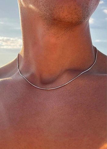 Usienx İnce İtalyan Gümüş Çelik Kolye ve Bileklik - Görsel 2