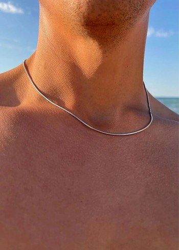 Usienx İnce İtalyan Gümüş Çelik Kolye ve Bileklik - Görsel 5