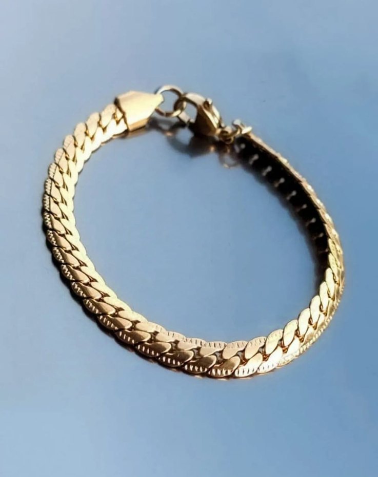 URBAN PASLANMAZ GOLD ÇELİK BİLEKLİK - Görsel 4