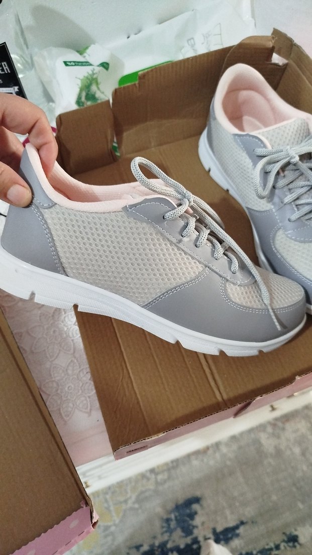 Gri Kadın Spor Ayakkabı - Görsel 2