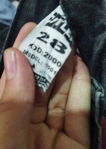 28 Beden siyah Renk Siyah Kemerli Midi Kot Pantolon