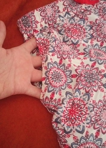 11-12 Yaş Beden pembe Renk Kızlar cicek Detaylı Bohem Şort